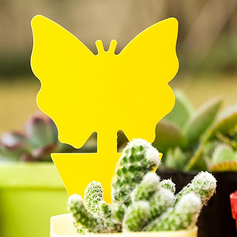 1pc Fruit Fly Gnat Yellow Sticky Bug Traps Indoor Outdoor Plant Pest Trap