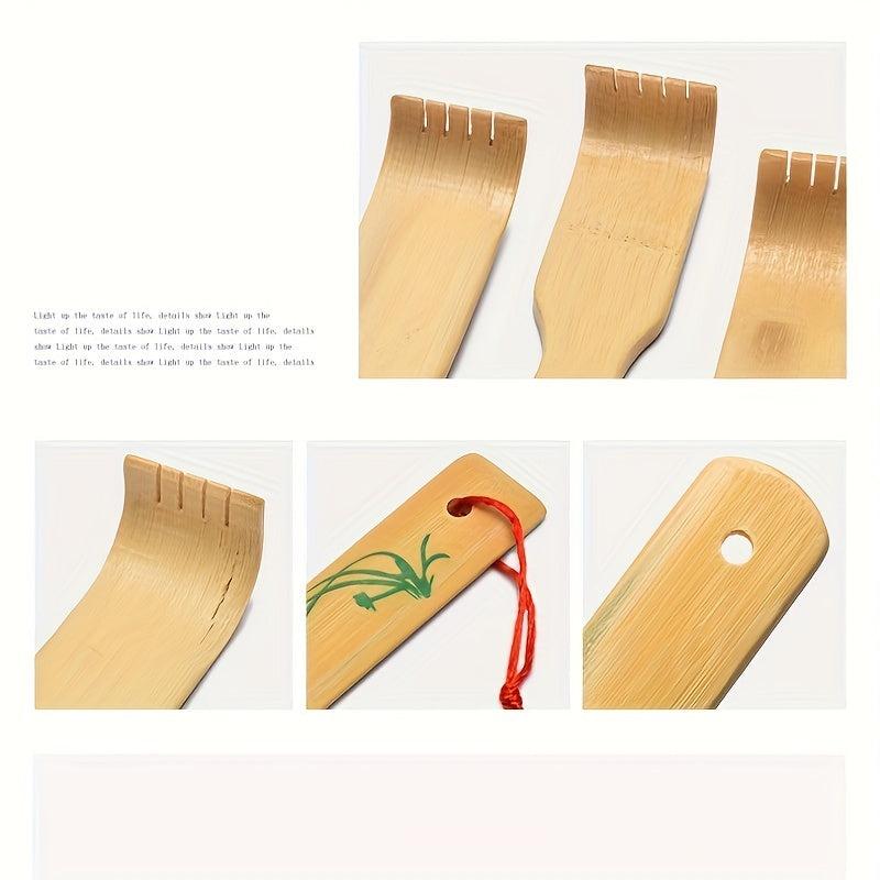 Wooden Back Scratcher Long Handle Portable Scratcher For The Family