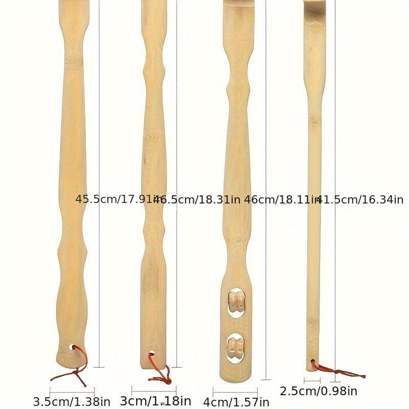 Wooden Back Scratcher Long Handle Portable Scratcher For The Family