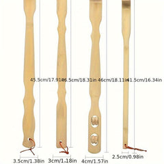 Wooden Back Scratcher Long Handle Portable Scratcher For The Family