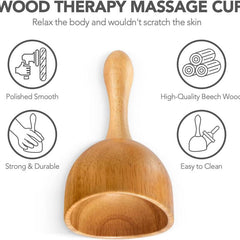 Wood Massage Tools For Body Shaping 3 in 1 Lymphatic Drainage Massager Set