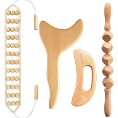 Wood Massage Tools For Body Shaping 3 in 1 Lymphatic Drainage Massager Set