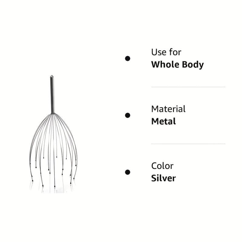 1pc Head Massager Scalp Massager - 20 Finger Head Scratcher