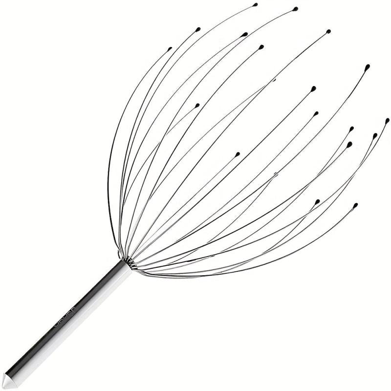 1pc Head Massager Scalp Massager - 20 Finger Head Scratcher