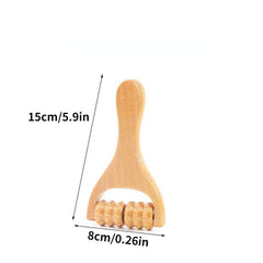 Wooden Roller Massager Body Massage Tool