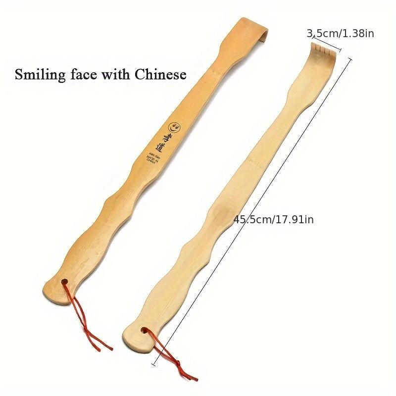 Hand Carved Bamboo Itch Scratcher Tool