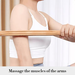 2pcs 10 Beads Muscle Stick Body Massage Sticks Tools for Muscle Recovery