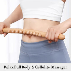 2pcs 10 Beads Muscle Stick Body Massage Sticks Tools for Muscle Recovery