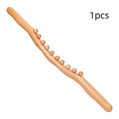 2pcs 10 Beads Muscle Stick Body Massage Sticks Tools for Muscle Recovery