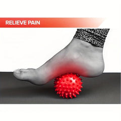 3pcs Spiky Massage Balls For Feet Back Hands Muscles - Firm, Medium, Soft