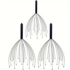 3pcs Head Massager Scratcher Handheld Scalp Massage Tingler For Deep Relaxation