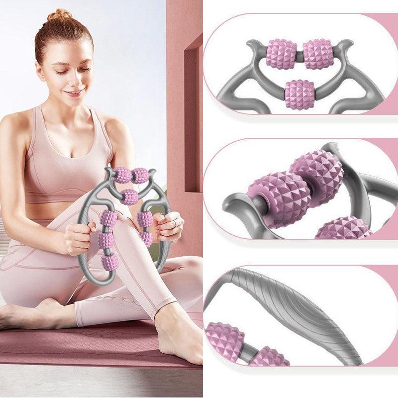 9-Wheel Leg Massager Ring: Relieve Muscle Pain Instantly