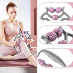 9-Wheel Leg Massager Ring: Relieve Muscle Pain Instantly