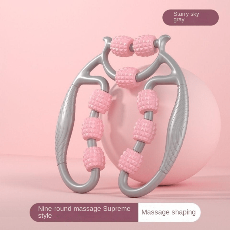 9-Wheel Leg Massager Ring: Relieve Muscle Pain Instantly