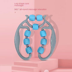 9-Wheel Leg Massager Ring: Relieve Muscle Pain Instantly