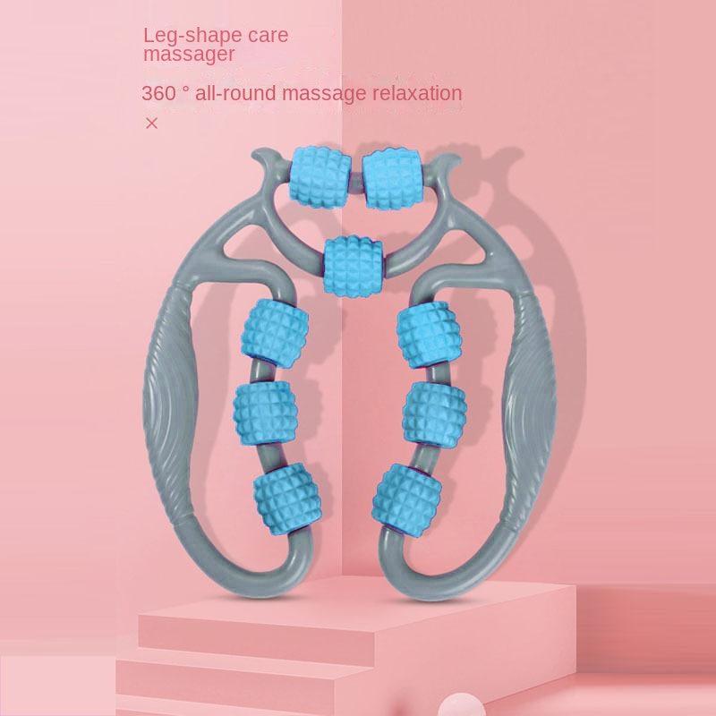 9-Wheel Leg Massager Ring: Relieve Muscle Pain Instantly