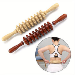 Wooden Massager Roller Trigger Body Self Muscle Massage Tool