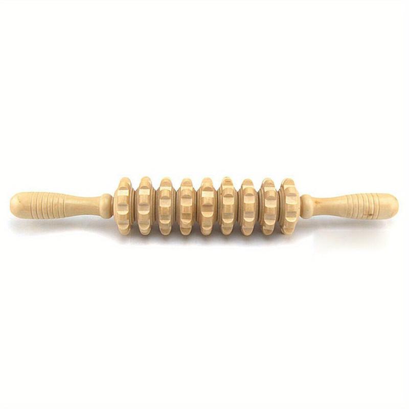 Wooden Massager Roller Trigger Body Self Muscle Massage Tool