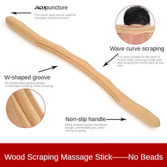 Wood Massage Stick for Back Pain & Stress Relief
