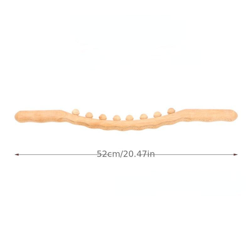 Wood Massage Stick for Back Pain & Stress Relief