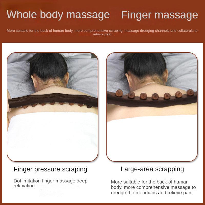 Wood Massage Stick for Back Pain & Stress Relief