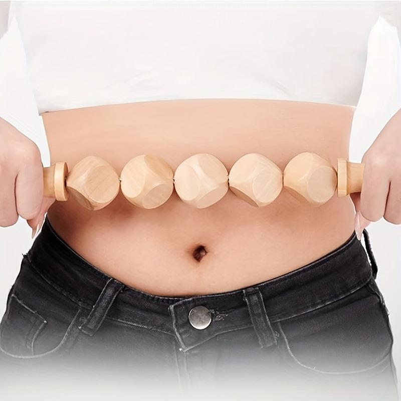 Wooden Leg Massager & Abdominal Massager Set