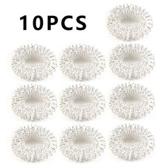 10pcs Acupressure Finger Massage Rings for Stress & Anxiety Relief
