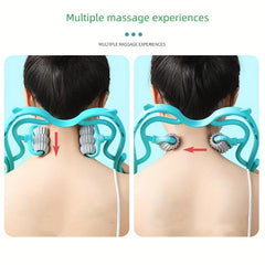 Portable Cervical Massager Kneading Rolling Ball Manual Neck Shoulder Massage
