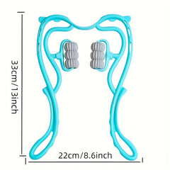 Portable Cervical Massager Kneading Rolling Ball Manual Neck Shoulder Massage