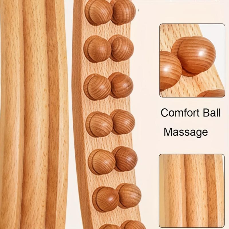 Wooden Massage Tool for Back, Legs, and Whole Body