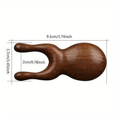 Wood Gua Sha Tool Natural Sandalwood Nose Guasha Massage