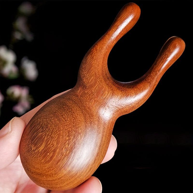 Wood Gua Sha Tool Natural Sandalwood Nose Guasha Massage