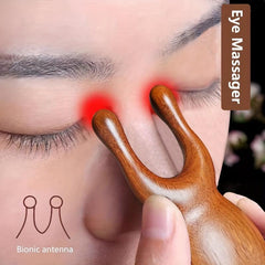 Wood Gua Sha Tool Natural Sandalwood Nose Guasha Massage