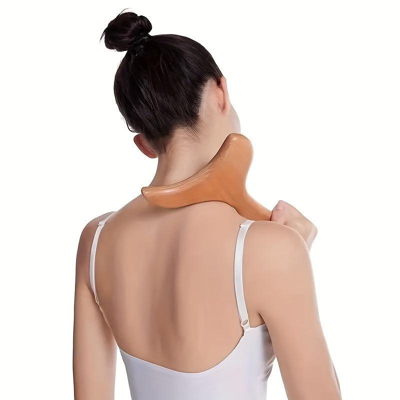 Wooden Gua Sha Tool for Lymphatic Drainage and Meridian Clearing