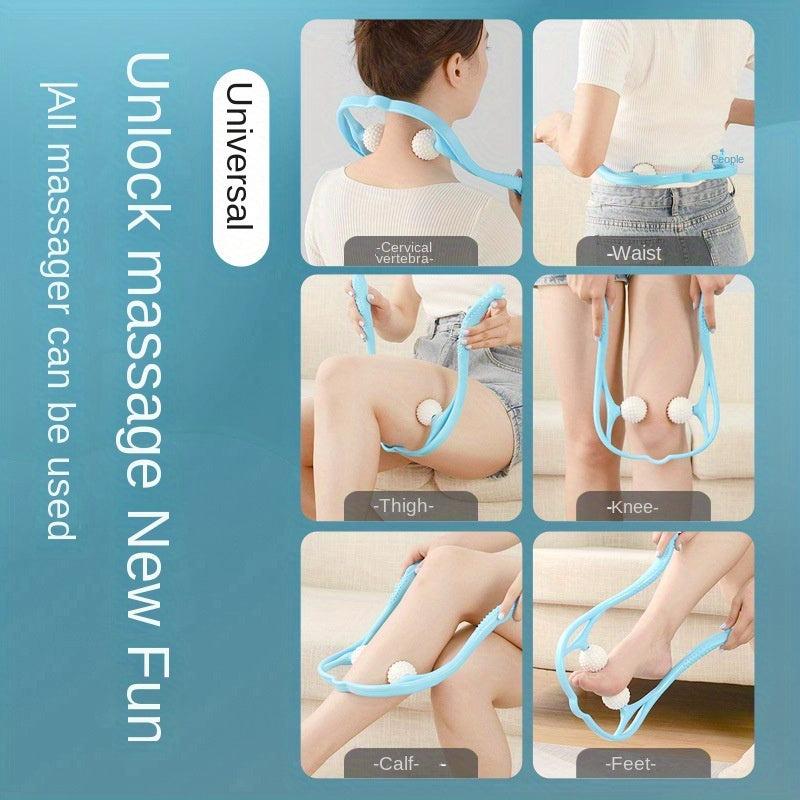 Manual Cervical Spine Massage Neck Roller Neck Clamp Massager