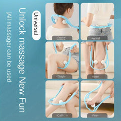 Manual Cervical Spine Massage Neck Roller Neck Clamp Massager