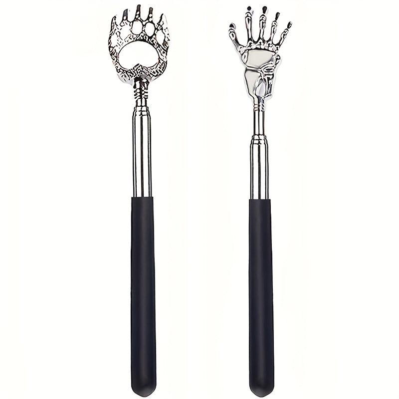 2 Pack Bear Claw Back Scratcher with Gift Bag, Extendable Portable Scratcher