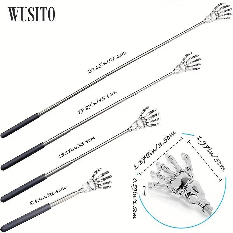 2 Pack Bear Claw Back Scratcher with Gift Bag, Extendable Portable Scratcher