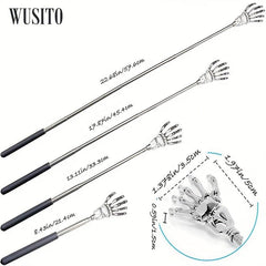 2 Pack Bear Claw Back Scratcher with Gift Bag, Extendable Portable Scratcher