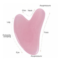 Heart Shaped Gua Sha Board & Facial Massage Tool