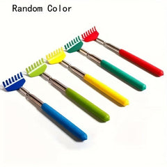 1PC Telescopic Stainless Steel Back Scratcher Extendable Hand Massager