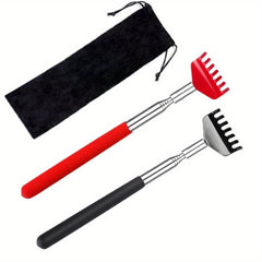 2 Pack Stainless Steel Back Scratchers with Gift Packaging