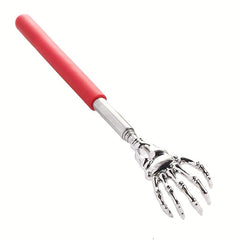 Telescopic Skull Back Scratcher Extendable Rubber Handle Back Scratchers
