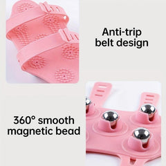 Pink 7 Ball Massager Relax Muscles for Legs Arms Hips & Belly