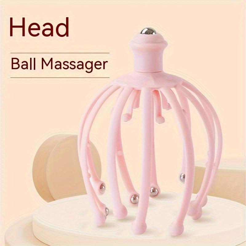 Eighteen Claw Head Ball Massager Scalp Massage Claw