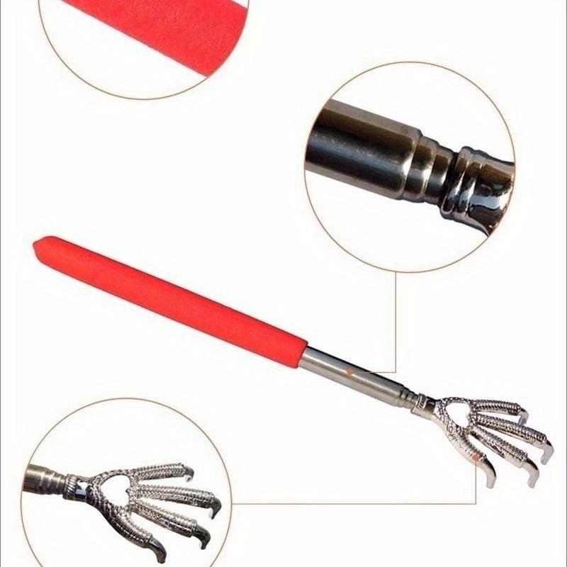 Telescopic Back Scratcher Stainless Pocket Bear Claw Kit