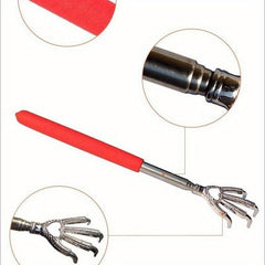 Telescopic Back Scratcher Stainless Pocket Bear Claw Kit