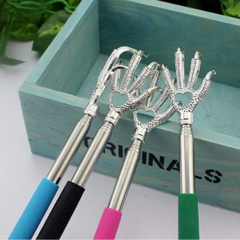 Telescopic Back Scratcher Stainless Pocket Bear Claw Kit