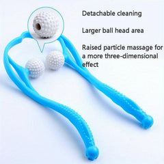 Manual Cervical Spine Roller Massager, Two Point Shoulder Massager