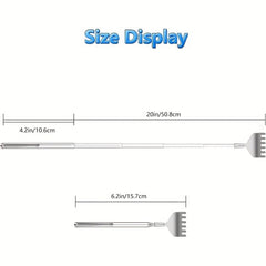 Telescopic Back Scratcher Stainless Steel Extendable Hand Massager